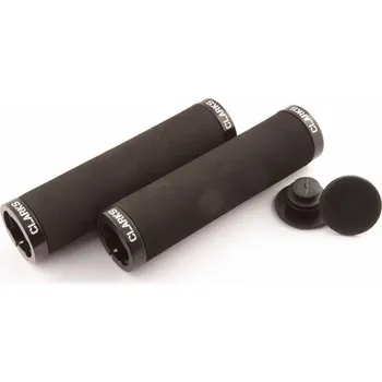 grip Clarks CLARK'S CLO222 LOCK-ON rukojeti řídítek 130mm neoprenové černé eloxované přezky