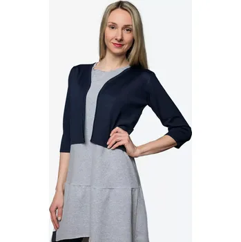 Dámské tričko Dámské vlněné bolerko 3/4 Merino Modrá XL