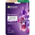 Garnier Skin Naturals Pro-Retinol Smoothing Serum Mask vyhlazující pleťová maska 22 g pro ženy