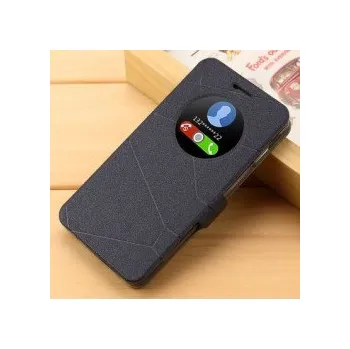 Pouzdro na mobilní telefon Asus Zenfone 5 A501CG A500KL - černé flipové pouzdro