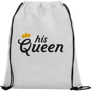 Sportovní vak Vak na záda - His Queen Růžová