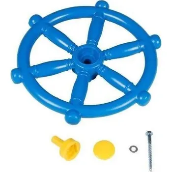 Hra na zahradu JustFun Kormidlo modré (34cm)