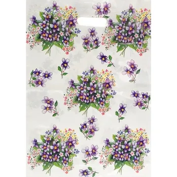 Nákupní taška Taška XL - Fialky - 3755