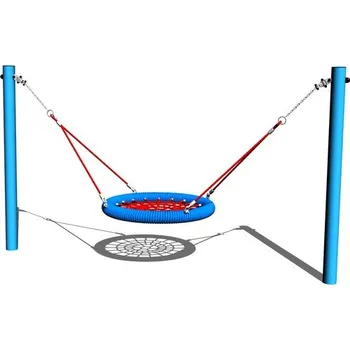 Dětská houpačka Playground System Houpačka pro veřejná dětská hřiště - Hnízdo mini B