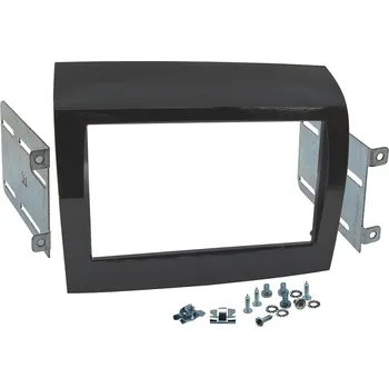 Auto Hi-Fi Instalační sada 2DIN rádia Fiat / Citroen / Opel / Peugeot - černá lesk.