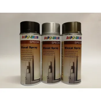 Barva ve spreji Motip Dupli s.r.o. Sprej Eloxal silwer, bronz,medium bronze 400 Barva: medium bronze