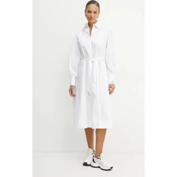 Dámské oblečení Bavlněné šaty Karl Lagerfeld A1W13018 bílá 00X, vel. 38