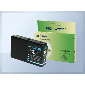 Cartridge Epson T790240 - T7902 kompatibilní azurová Ink Power