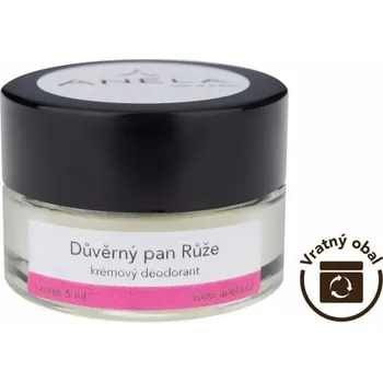 Anela Důvěrný pan Růže jemný krémový deodorant 5 ml