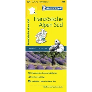 Michelin Karte Französische Alpen Süd