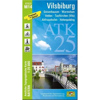 ATK25-M14 Vilsbiburg (Amtliche Topographische Karte 1:25000) - Landesamt für Digitalisierung, Breitband und Vermessung