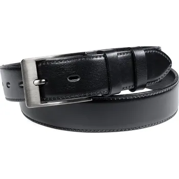 Módní doplněk Pánský kožený opasek Penny Belts Vincent černý Délka: 110 cm