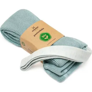 Dívčí legíny Tatrasvit Dětské legíny s kšandami VILKO ze 100% bio bavlny modré 98-104