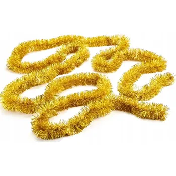 Vánoční dekorace Verk 26062 vánoční řetěz 6 m zlatý