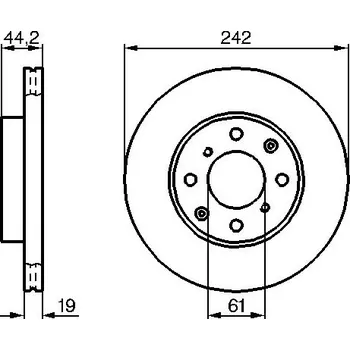 Brzdový kotouč Brzdový kotouč BOSCH 0 986 478 503