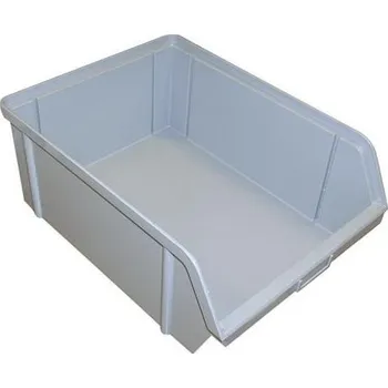 Úložný box bedna zkosená 40kg 400x300x162mm PH šedá