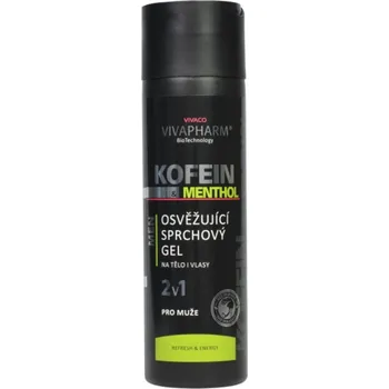 Sprchový gel Vivaco Kofein a Menthol Sprchový gel 2v1 pro muže 200 ml
