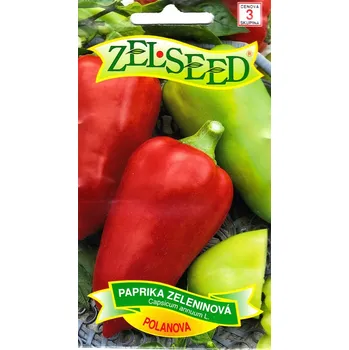 Semeno Paprika zeleninová Polanova (zelená-červená, kápie, polní) 12/2023