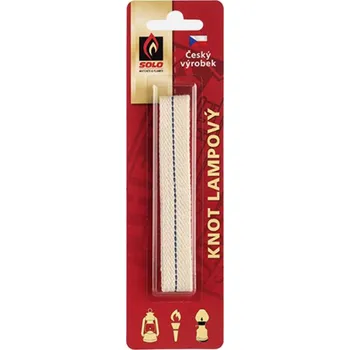 Petrolejová lampa SOLO Knot lampový plochý, 33 cm, šíře 16 mm