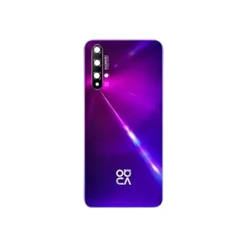 Náhradní kryt pro mobilní telefon Kryt Huawei Nova 5T zadní fialový - Zadní kryt baterie Huawei Nova 5T - fialový