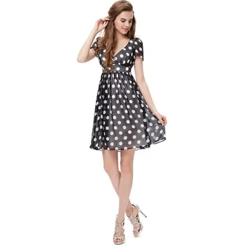 Dámské šaty Ever Pretty letní šaty puntíkaté 3933 Velikost: XS / 34 / 04 / 06