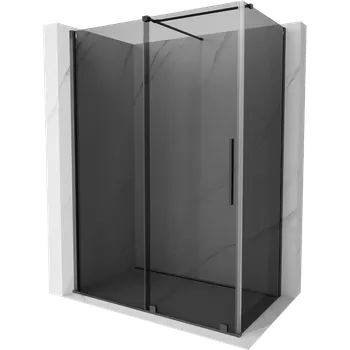 Mexen Velar posuvná sprchová kabina 130 x 70 cm, grafit, kartáčovaný gun gray - 871-130-070-41-66 Sprchové kouty