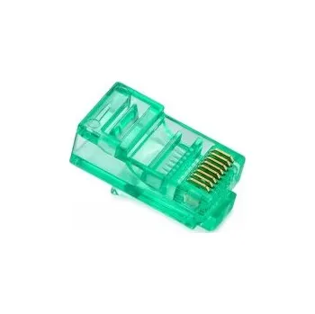 Síťový kabel Konektor RJ45 - UTP CAT5 CAT5E 8P8C - univerzální zelený