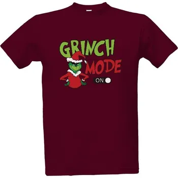 Pánské tričko T-shock Tričko s potiskem GRINCH mode pánské