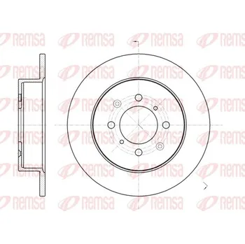 Brzdový kotouč Brzdový kotouč REMSA 6732.00