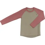 Modalové tričko s dlouhým rukávem Beige; Barva: béžová; Velikost: 98