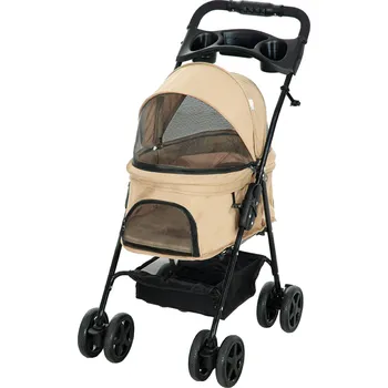 Kočárek pro psa PawHut Kočárek pro psy POLI, khaki