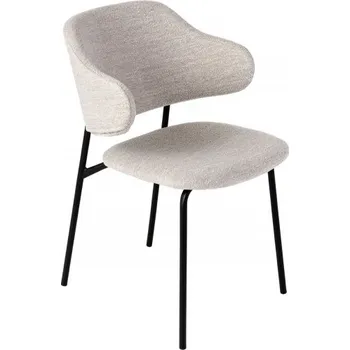 Jídelní židle 2SET jídelní židle TRACY šedá/černá colin bouclé