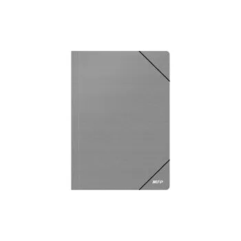 Kancelář složka M 3 klop.s gumou A4 šedá 5371171