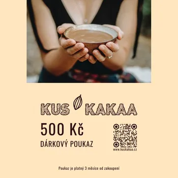 Dárková krabička Kus Kakaa Dárkový poukaz 500 Kč