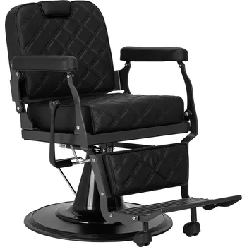 Kadeřnické křeslo Holičské křeslo Carlos černé