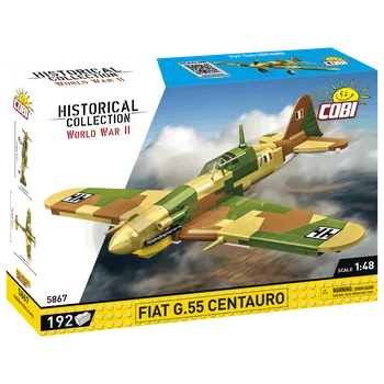 Stavebnice COBI Italský stíhací letoun FIAT G.55 Centauro COBI 5867 - World War II 1:48