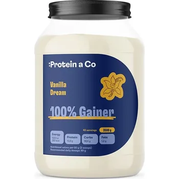 Protein ProteinaCo Gainer 3,5 kg Vyber si z těchto lahodných příchutí: Vanilla dream