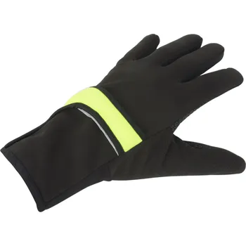 Cyklistická bunda Rukavice Author Windster Shell X7 černá/žlutá neonová L