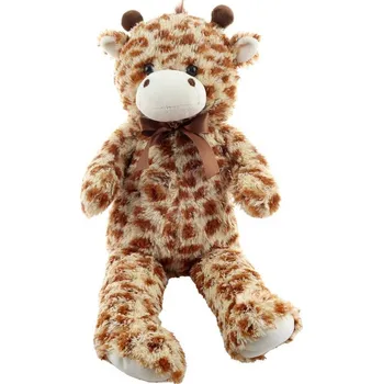 plyšák PLYŠ Žirafa s mašličkou 55cm (plyšová hračka)