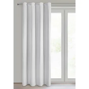 Sprchový závěs Kusový závěs s očky Adara - bílý 250 x 140 cm