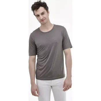 Pánské tričko Merino Basic 140 Khaki M