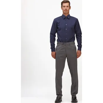 Pánská košile Pánská košile Merino Fancy SlimFit 40 Slim Fit Tmavě modrá