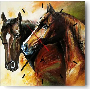 Hodiny Nástěnné hodiny ARTTOR hnědé 40 cm