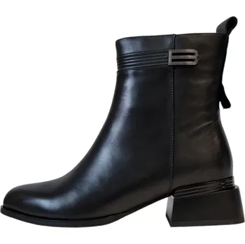 Dámské kozačky Ladies dámská kotníková obuv AZL2445 černá Velikost: 39