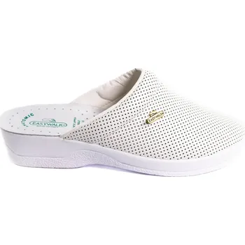 Dámské pantofle Dámské zdravotní pantofle na klínku v bílé barvě 41
