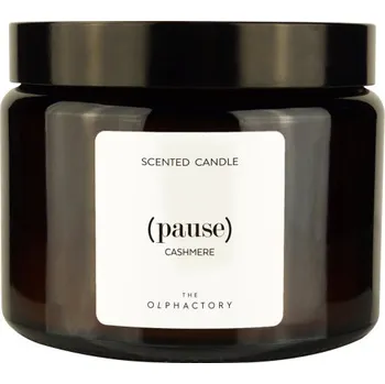 Svíčka The Olphactory Scented Candle Glass Pause Cashmere to 360g vonná svíčka 360 g
