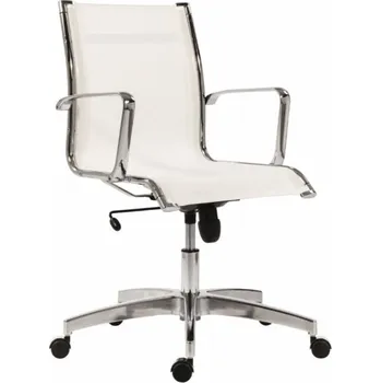 ANTARES Síťovaná kancelářská židle KASE 8850 - nízký opěrák, bílá síťovina