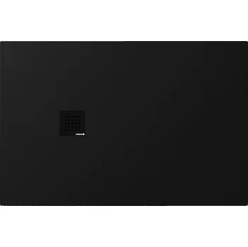 Sprchová vanička Treneca 130x90 vanička z litého mramoru, řezatelná, obdélníková, černá mat 84308.21