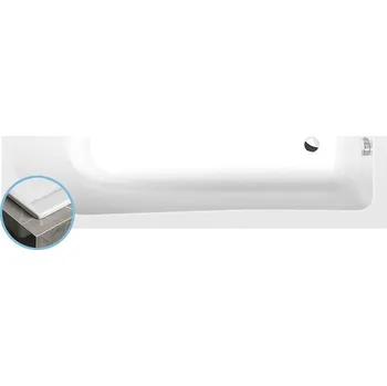 Lisa Slim obdélníková vana 170x70x47 cm, bílá 87111S