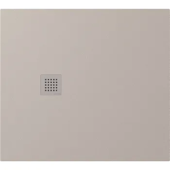 Sprchová vanička Treneca 120x100 vanička z litého mramoru, řezatelná, obdélníková, béžová mat 84313.81